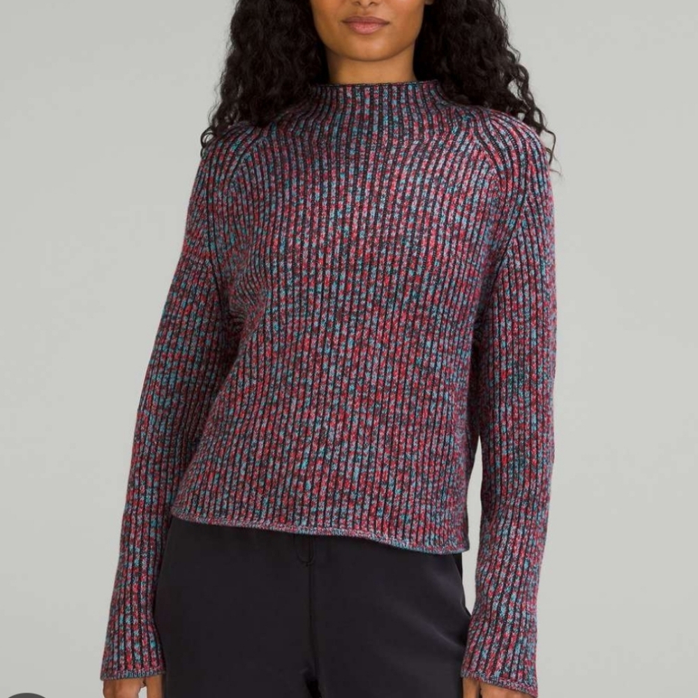 Lululemon Sz10 Cotton, Wool, Cashmere Sweater